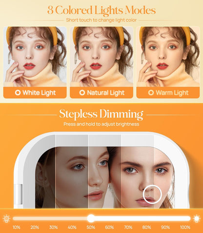 Sensess®Makeup Mirror with Light